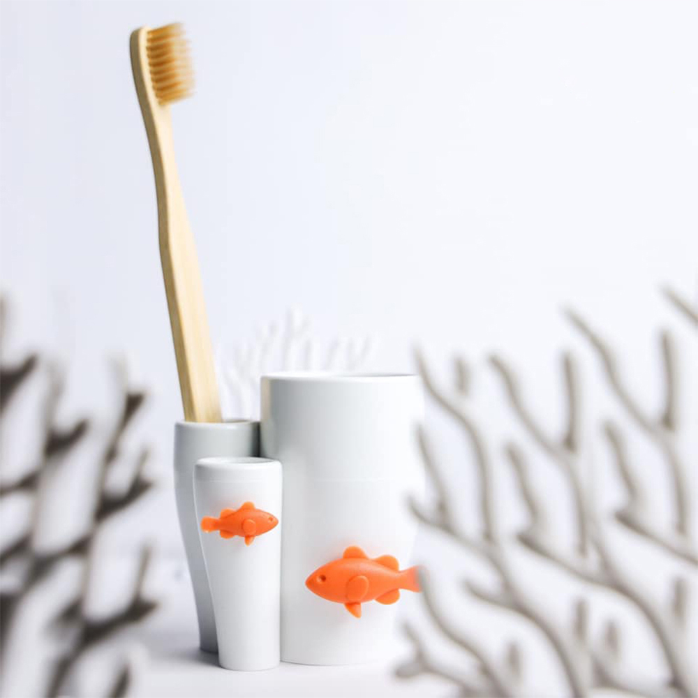 퀄리 코랄 칫솔꽂이