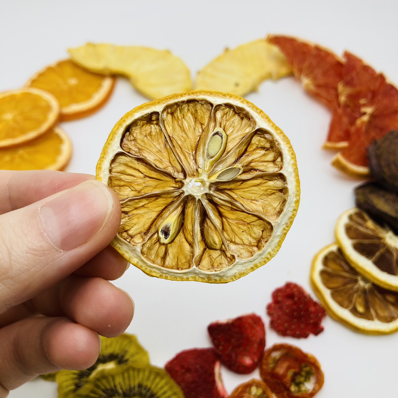 건조자몽 건비트 건레몬 건파인애플 건조오렌지 키위 과일칩 말린과일 40g - 상세 이미지 3