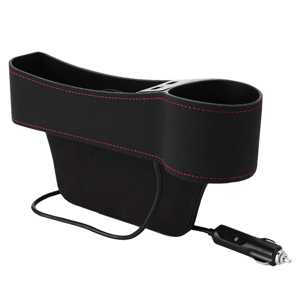 더존 차량용 사이드포켓 차량 정리 수납함 P100 운전석용 컵홀더기능장착