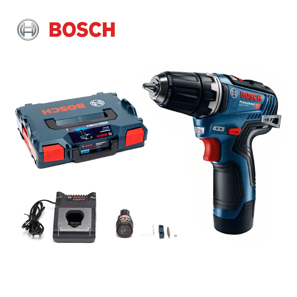 보쉬 충전 드릴 드라이버 세트 GSR10.8V-35 (3.0Ah) 배터리 2개