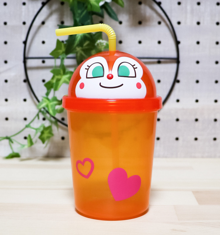 호빵맨 다이컷 빨대컵 300ml (호빵맨, 세균맨, 짤랑이) - 하카타몰