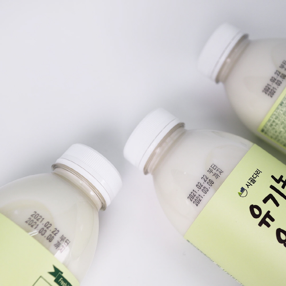 유기농 요거트 수제 플레인 딸기요거트 500ml 6개 - 상세 이미지 5