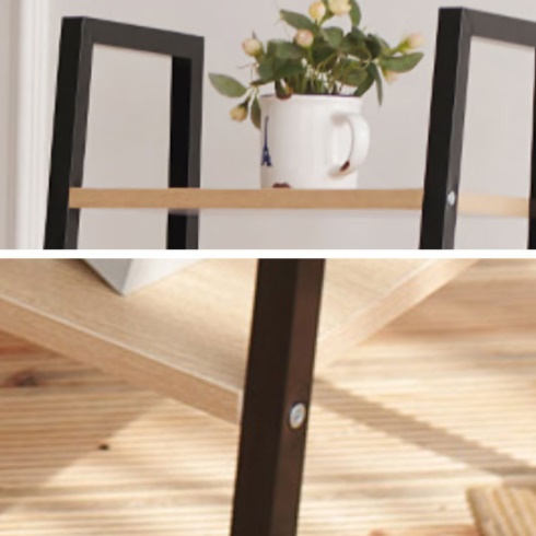 4단 화분 테이블 철제 얇은 거실 선반 정리대 진열대 받침대 화병 보조 스틸 벽 사이드