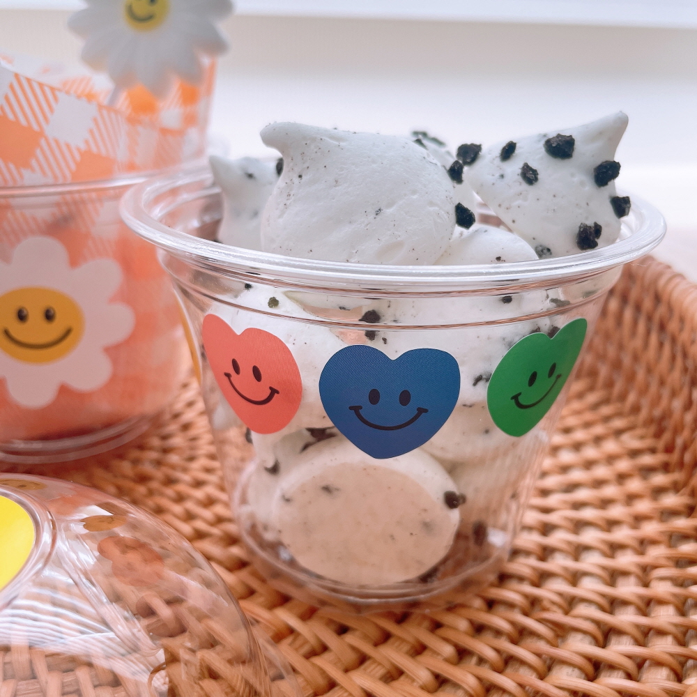 과일컵 용기 20p 쿠키 티라미수 디저트 빙수 떡 포장 용기 255ml - 상세 이미지 5