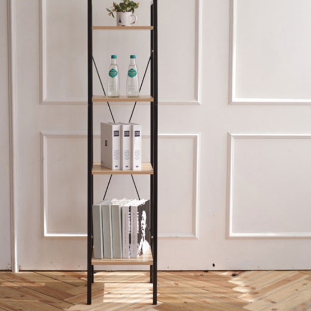 4단 화분 테이블 철제 얇은 거실 선반 정리대 진열대 받침대 화병 보조 스틸 벽 사이드