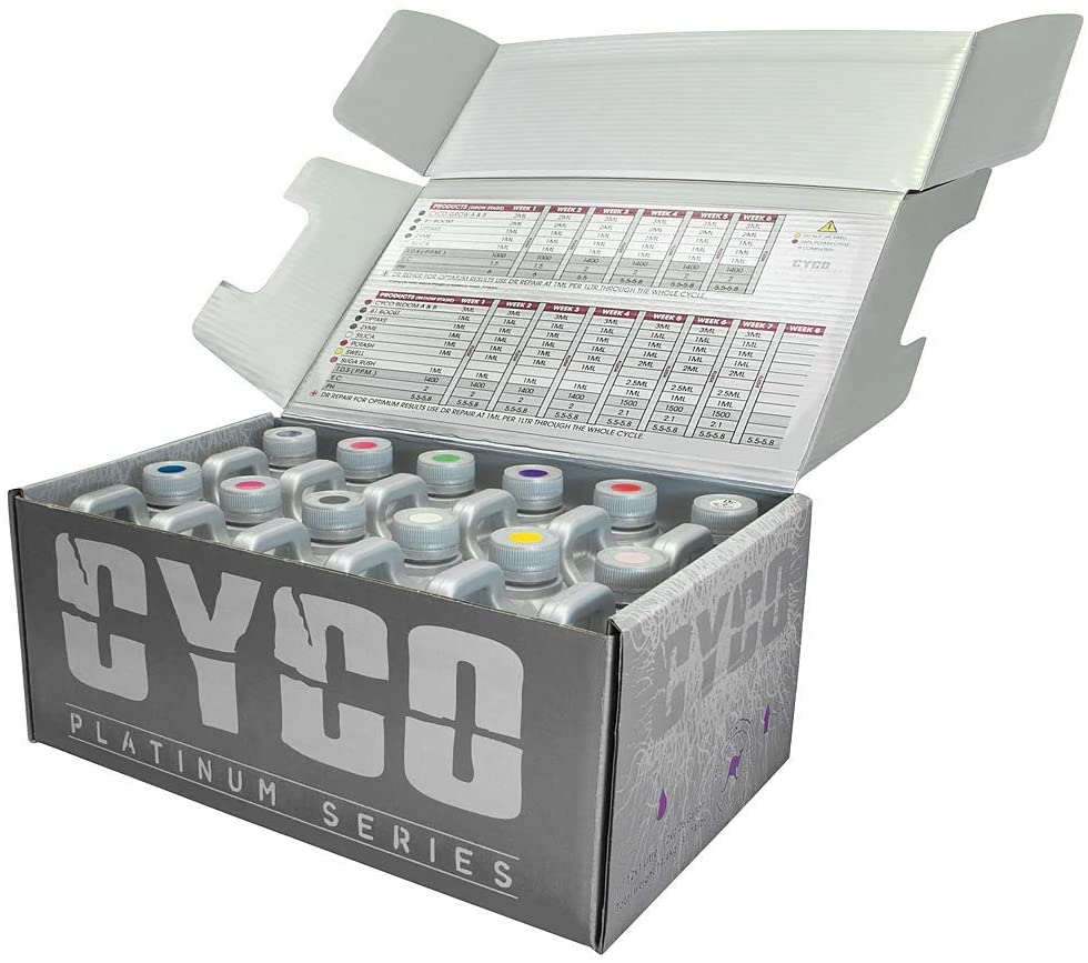 Cyco Platinum Pro Starter Kit 영양제 병들