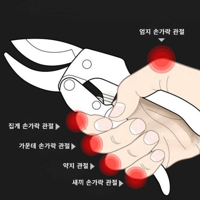 자동전지가위 전기 충전 정원용 가위 전동 전정 가위 - 상세 이미지 3
