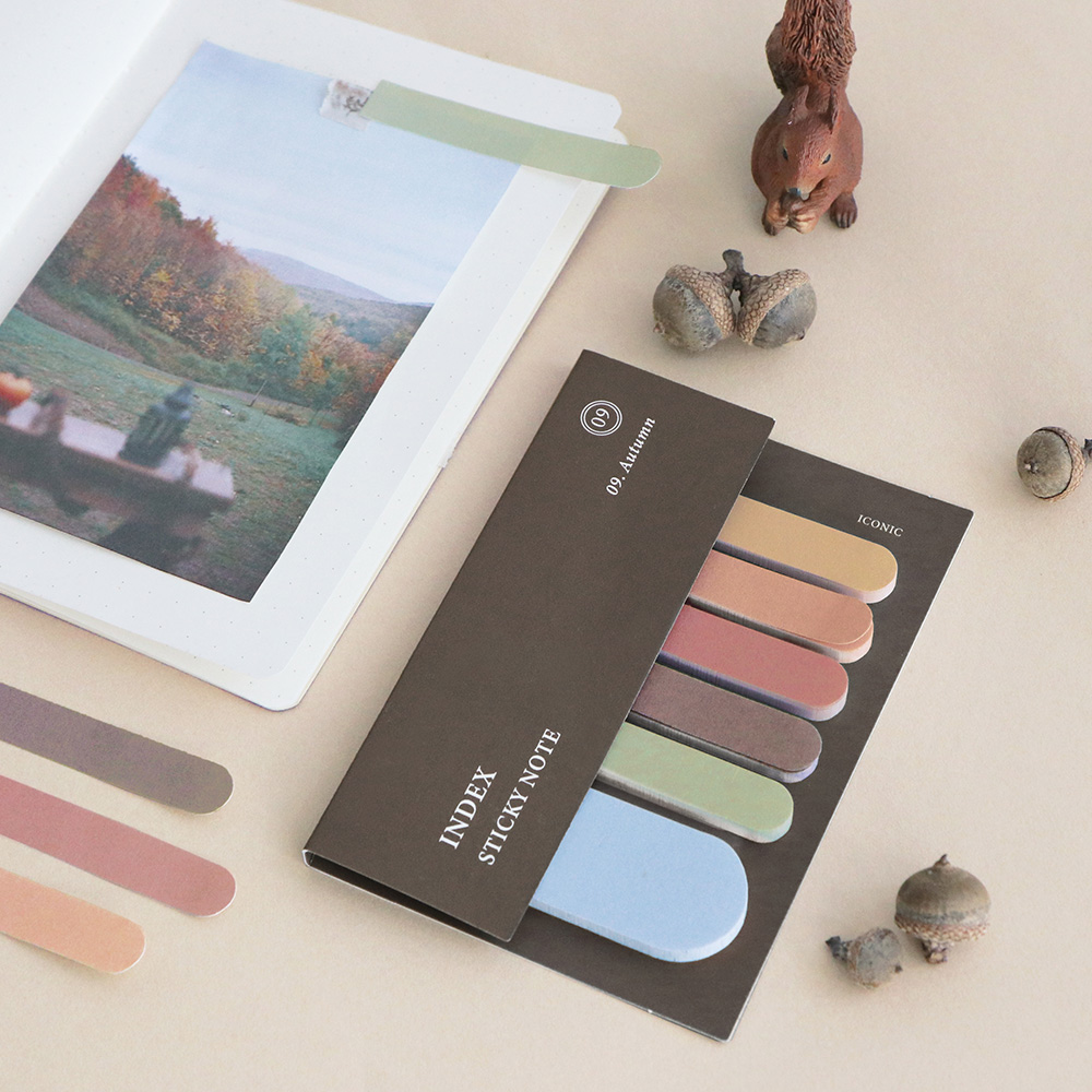 아이코닉 인덱스 점착 메모지 TERAZZO 05-12(플래그 스티커 북마크 책갈피 다꾸) 이미지 2