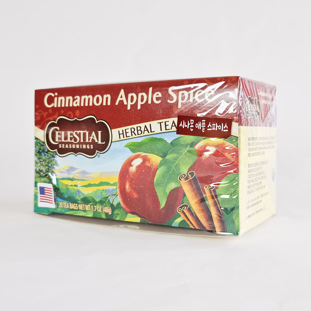 셀레스티얼 애플시나몬 티 과일차 Celestial Cinnamon 허브티 - 상품 이미지