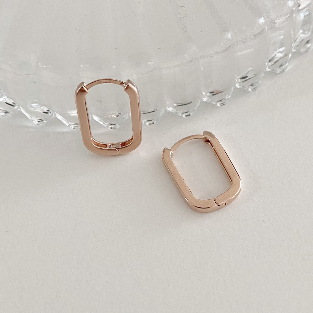 14K 금침 데일리 이영애 클립 링 원터치 귀걸이