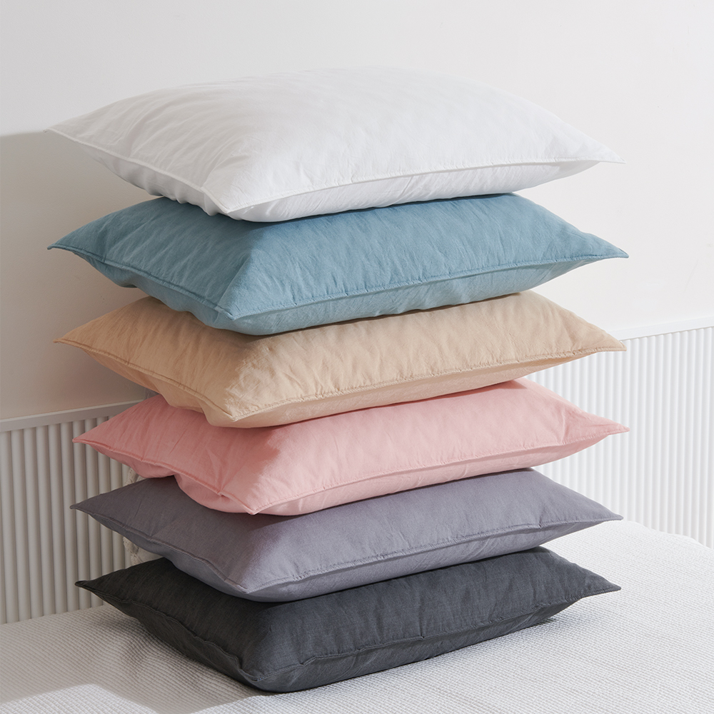 슬립스파 피그먼트 베개커버 라텍스 메모리폼 순면 베개커버 베갯잇 베겟잎