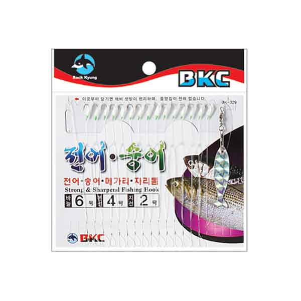 백경 전어 숭어 15본 어피 BK-329 전어채비 전어카드