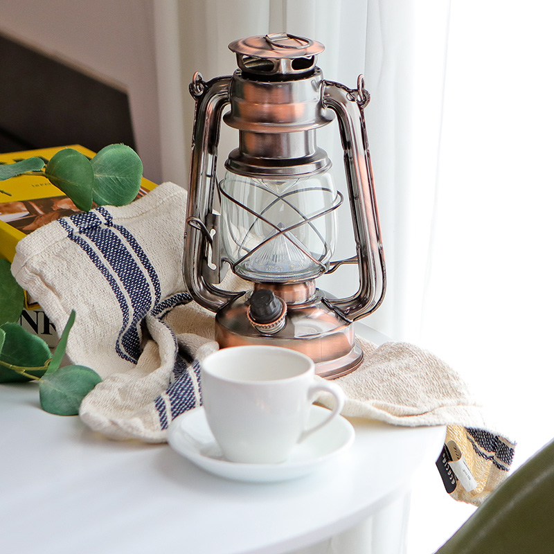 감성 캠핑 LED 랜턴 빈티지 호야등 차박 램프 조명 -S