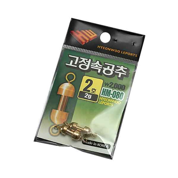 현우 고정속공추 민물추 봉돌 낚시소품 - 메인 이미지