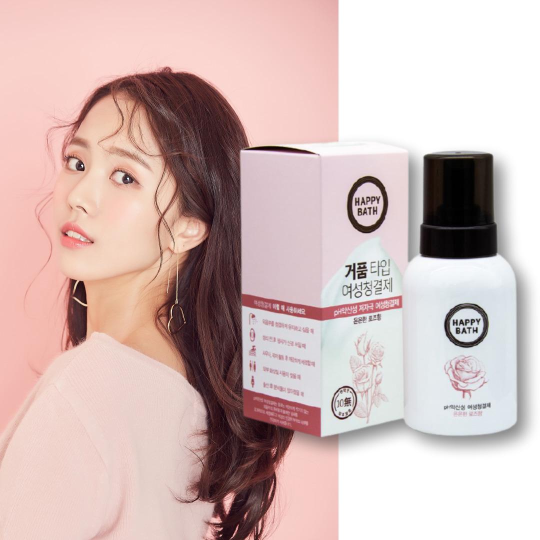 로즈향 저자극약산성여성청결제 휴대용여성청결제 냄새제거 보습제 y존향수 세정제 - 메인 이미지