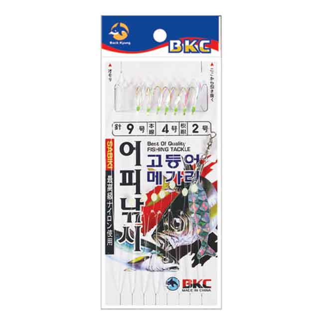 백경 반짝이 낚시 어피낚시 고등어 메가리 BK-347 - 상품 이미지