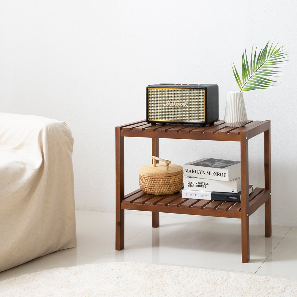 쿠쿠마 원목선반장 미니 모듈 다용도실 책 홈카페 장난감 수납 진열 현관