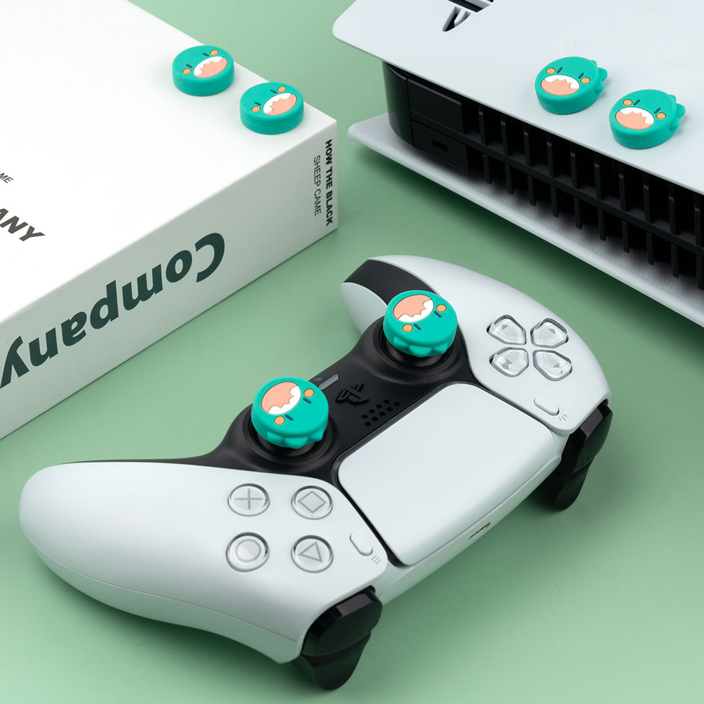 듀얼센스 스틱 커버 긱쉐어 아기상어공룡 엑박패드 프로콘2 컨트롤러 호환 - 상세 이미지 3