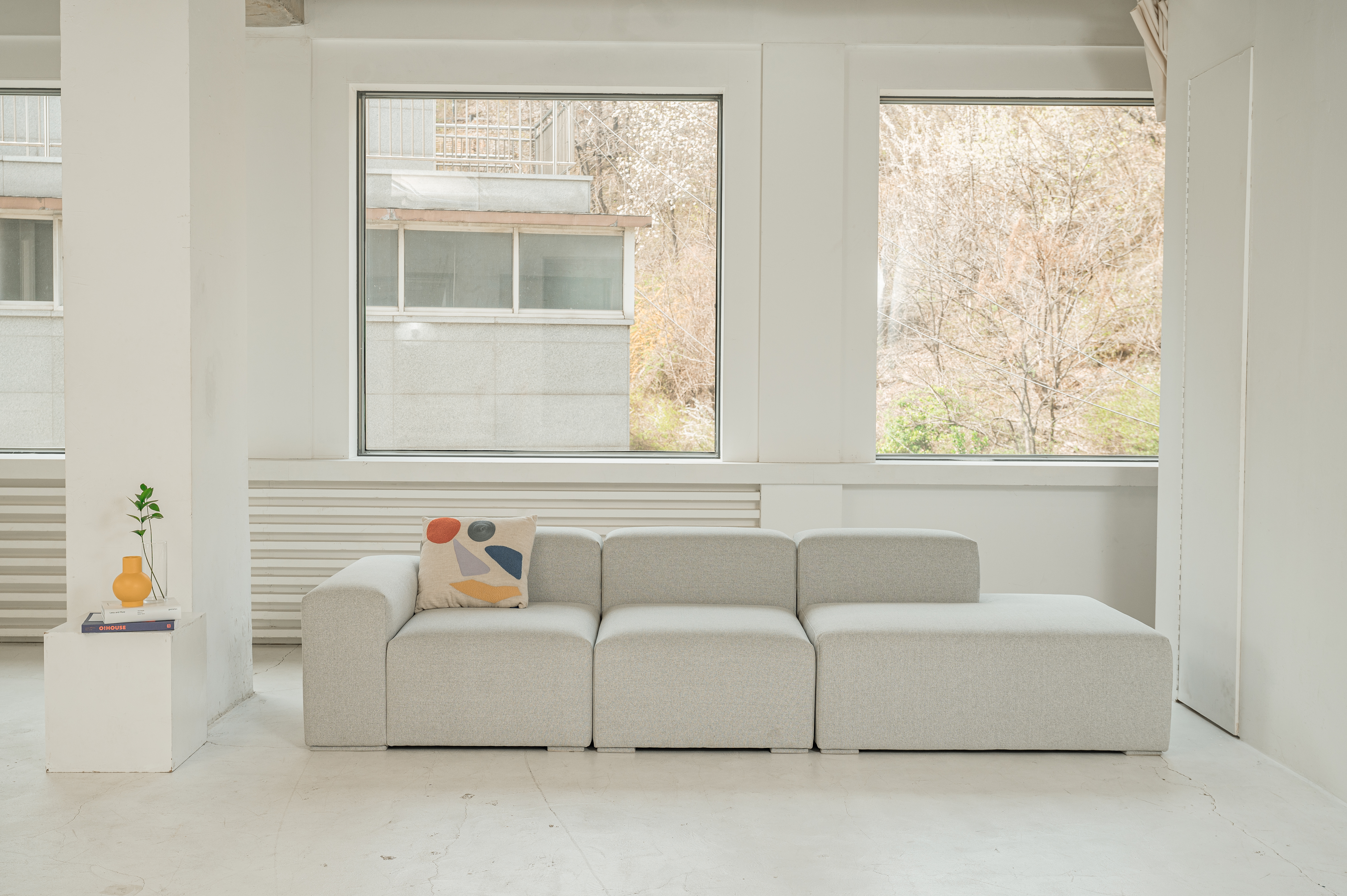 PH.7  메모리폼 이지클린아쿠아텍스패브릭 모듈 소파 (생활방수) 4인용쇼파