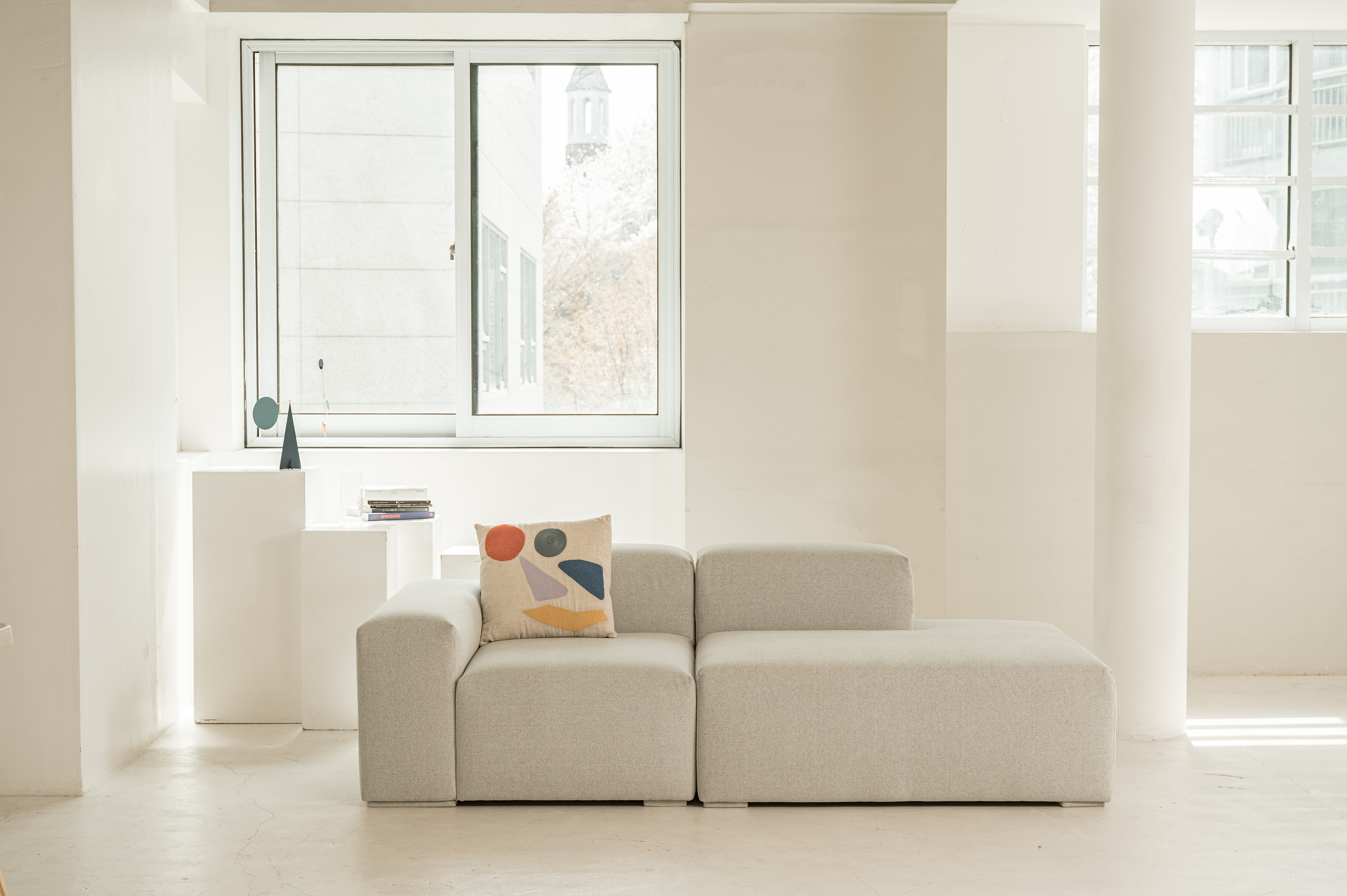 PH.7  메모리폼 이지클린아쿠아텍스패브릭 모듈 소파 (생활방수) 4인용쇼파