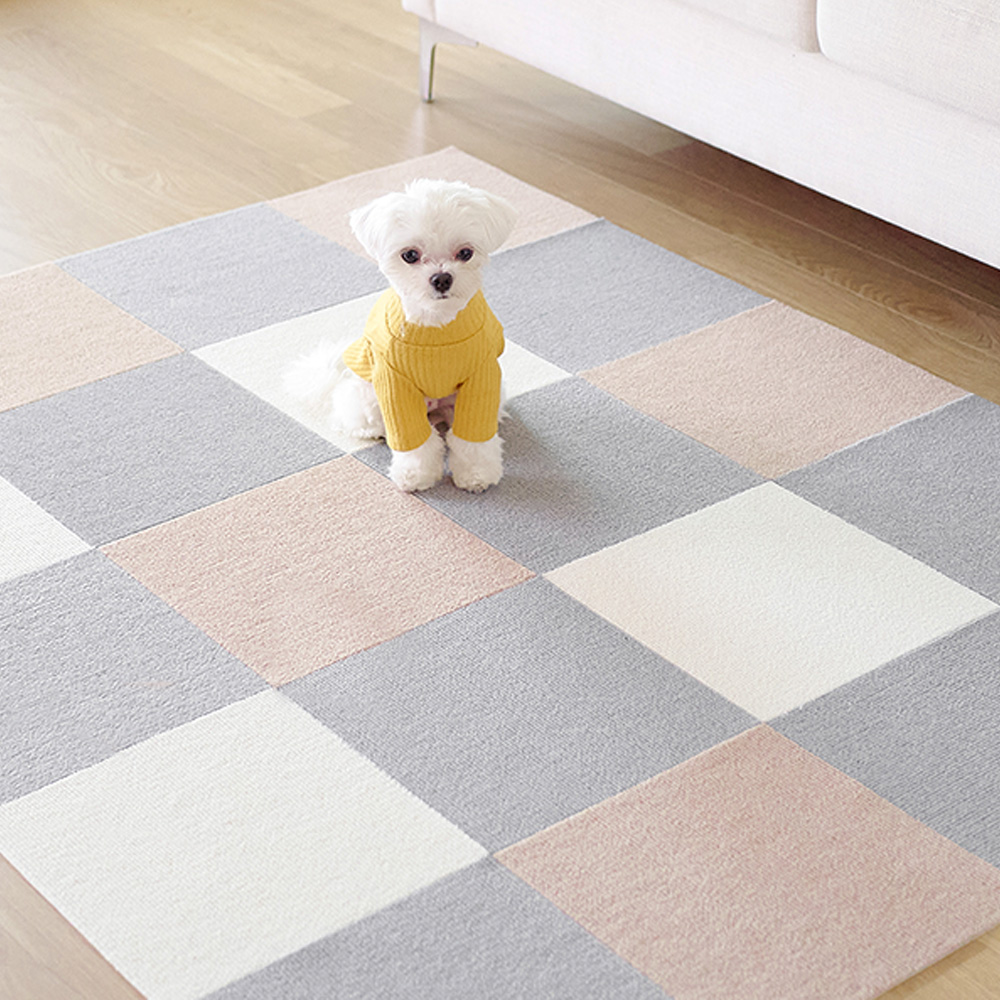 펫트리움 반려동물용 미끄럼방지매트 10입 + 10입 애견매트 논슬립매트