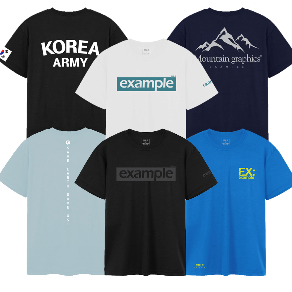 1장+1장 시원한 쿨링 기능성 냉감티 냉장고 반팔 쿨티셔츠 - 상세 이미지 2