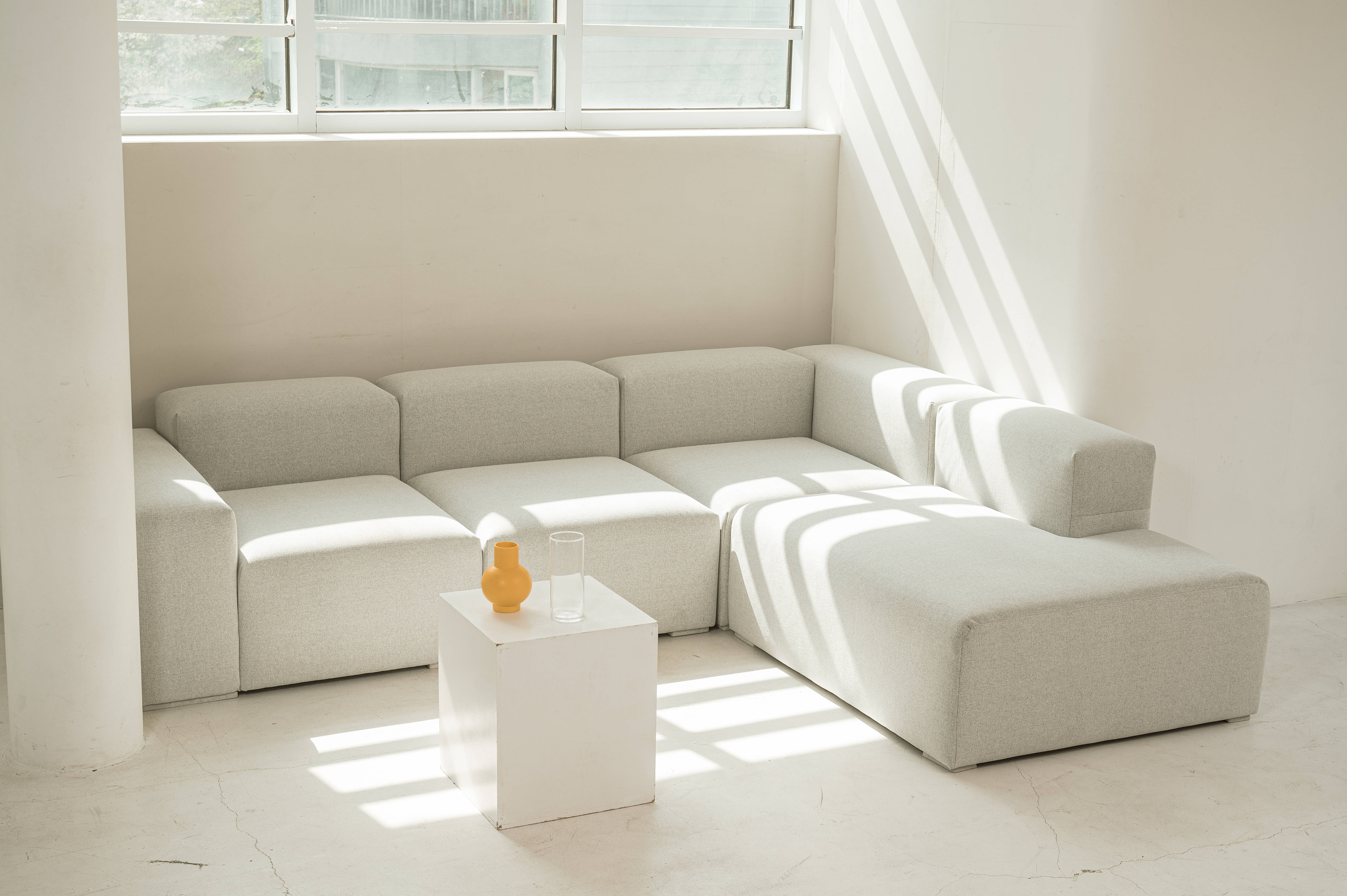 PH.7  메모리폼 이지클린아쿠아텍스패브릭 모듈 소파 (생활방수) 4인용쇼파