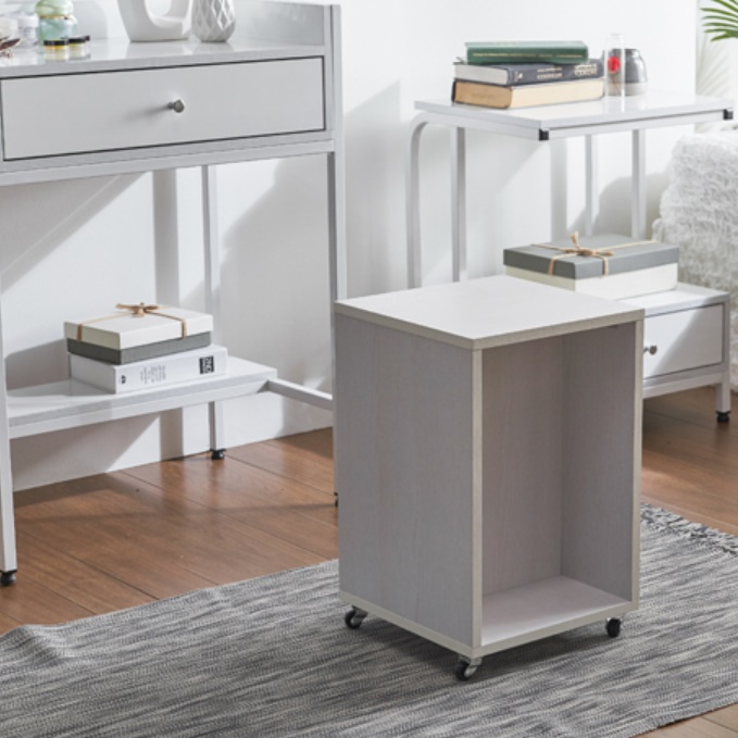 낮은의자 등받이없는의자 바퀴달린 원목 우드 스툴 박스 모던미니스툴 수납 큐브 이동형 회전