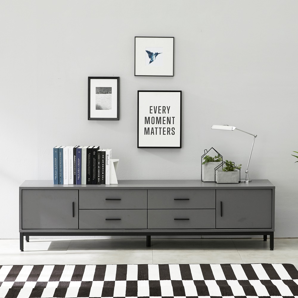 몬드75인치티비거실장 TV하부장 티비장 TV다이서랍장 1600