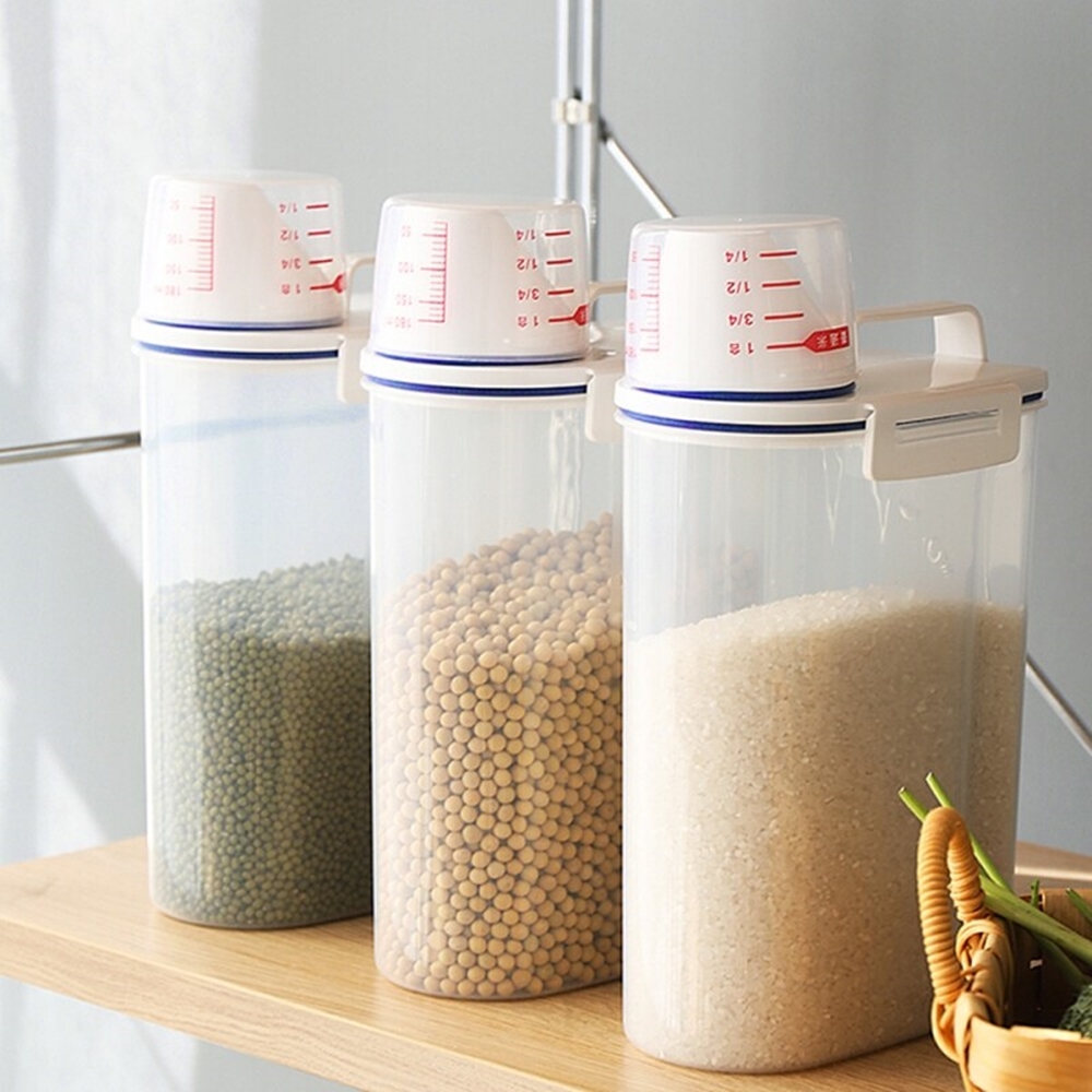 쌀 보관 보관함 2kg 항아리 뒤주 진공 벌레안생기는 쌀통 잡곡통 - 상세 이미지 2