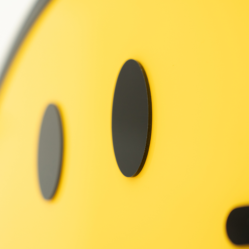 코메샵 입체 노랑스마일씨 스마일액자 행운을 부르는 돈들어오는그림 33x33cm - 상세 이미지 4