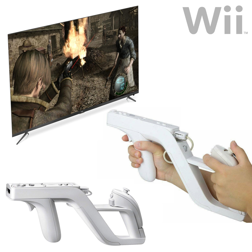 닌텐도 위 WII 건콘 슈팅 컨트롤러 게임 플레이 리뷰