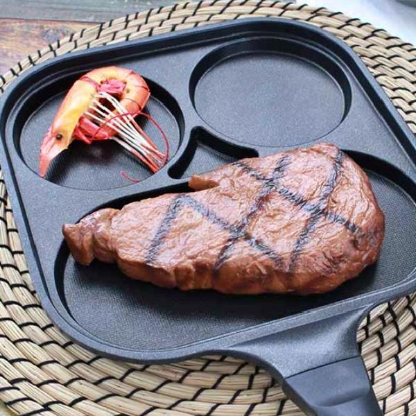 3구 에그팬 나눔 후라이팬 스테이크 계란 오믈렛팬