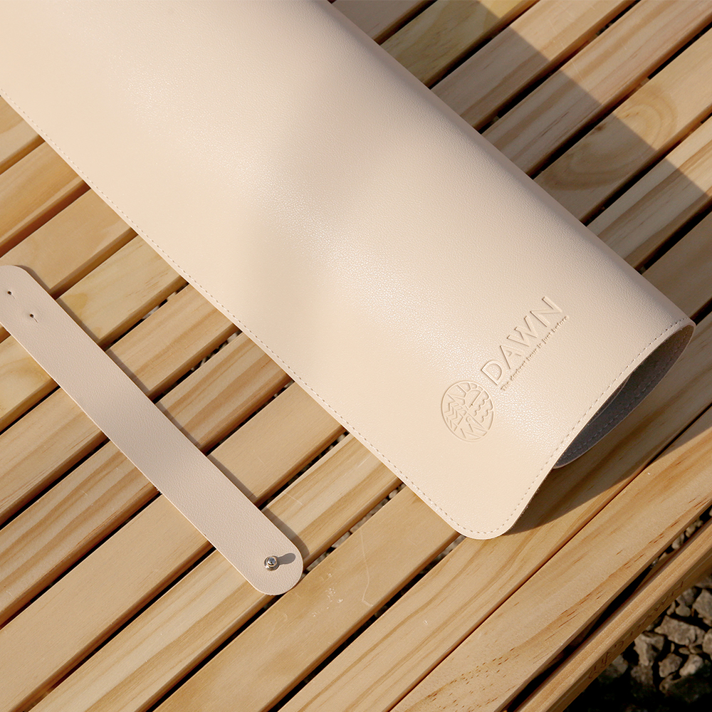 던 캠핑 테이블 매트 식탁 방수 가죽 매트 블랙