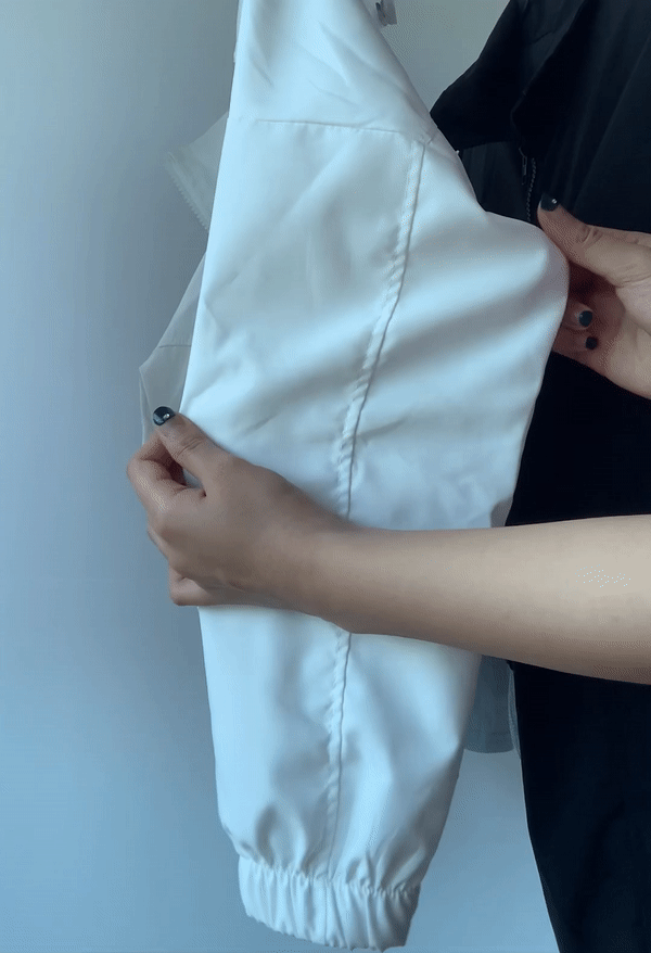 [당일출고 madecolor소라]크롭 바람막이 집업 자켓 바막 가디건 운동복 필라테스복 요가복 헬스 애슬레저룩 레이어드 크롭가디건 꾸안꾸 져지 바스락 야상 러닝 트레이닝 상세 이미지 14