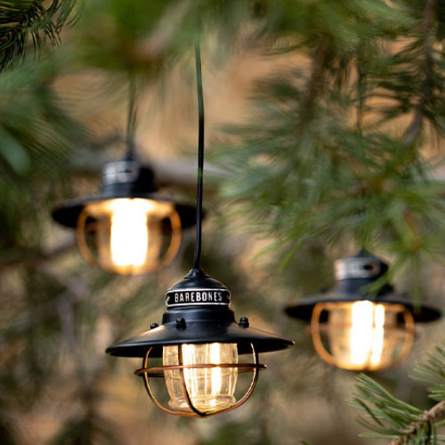 베어본즈 에디슨 3구 랜턴 캠핑 파티 스트링 라이트 조명 빈티지 감성 LED 펜던트 3P