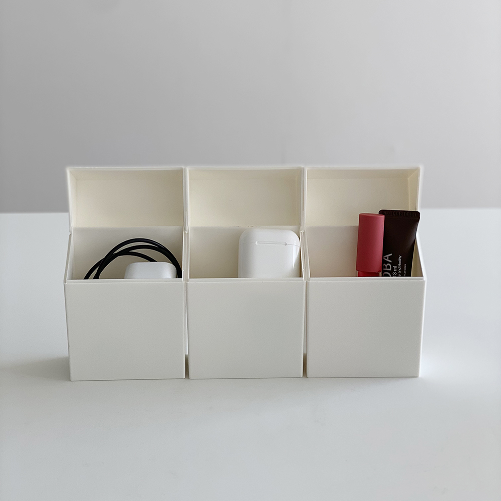 세로형 미니 정리수납함 주방 싱크대 책상 서랍 정리 케이스 이미지 2