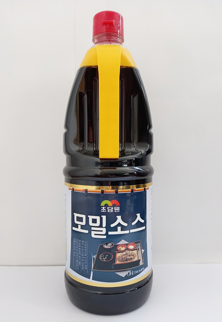 초담원 모밀 소스 1.8L 냉모밀 메밀 소바 장국 국물 육수 원액 대용량 업소용