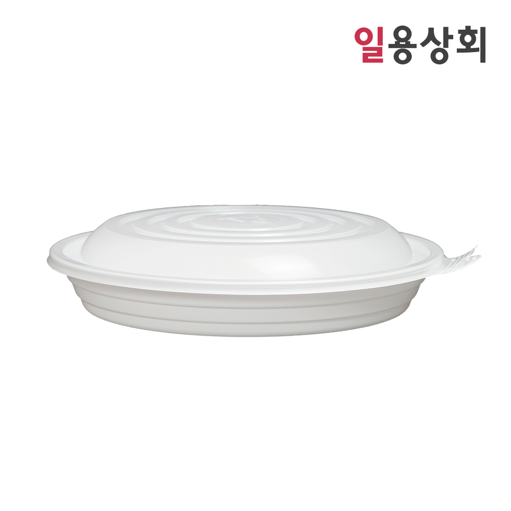 원형 찜용기 TY 300파이 소 2200ml 100세트 백색 : 일용상회