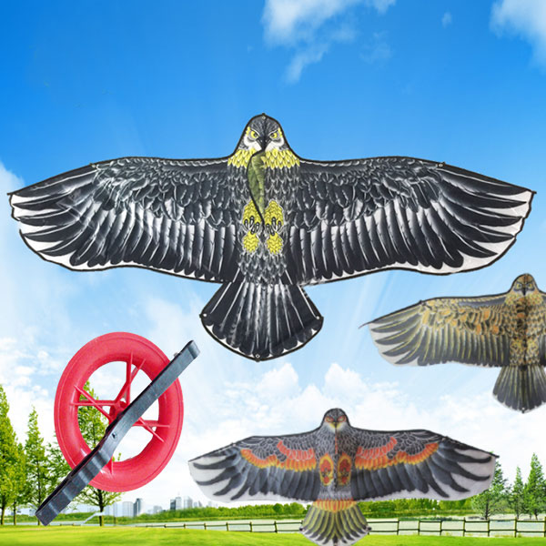 1.1m 얼레 독수리연 세트 연날리기 대형 중형 연 만들기 가족 전통놀이 비둘기 조류퇴치 추석 이미지 3