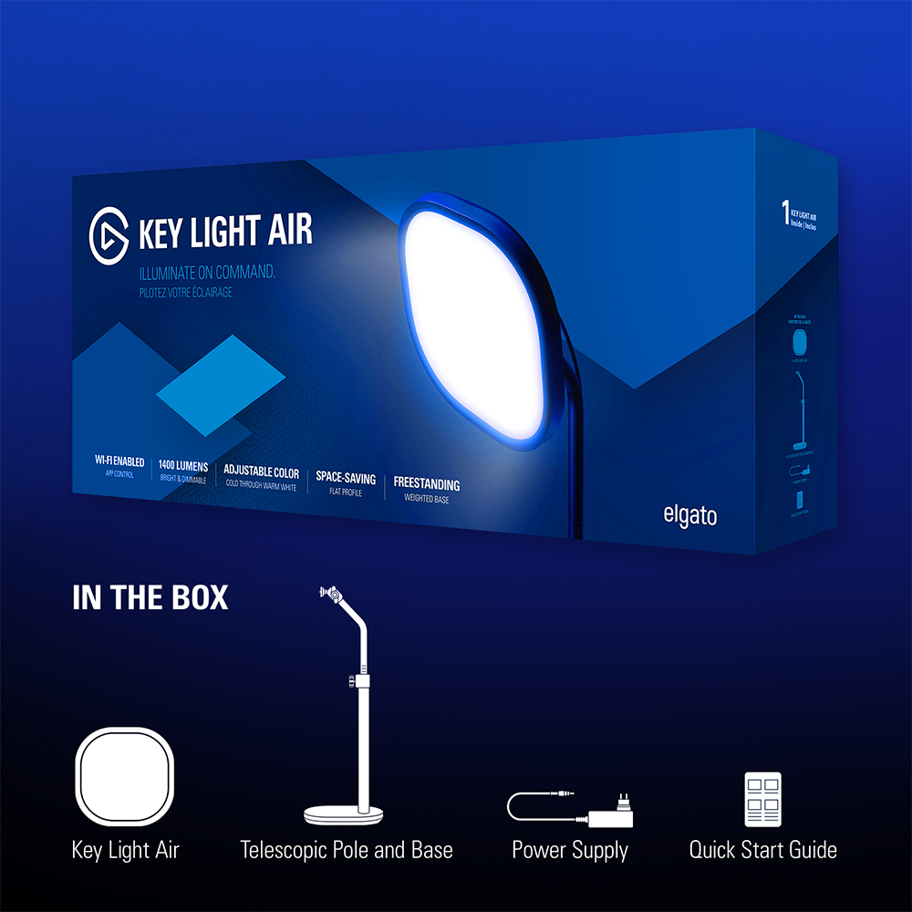 엘가토 키라이트 에어 KEY LIGHT AIR 스탠드 조명 - 상세 이미지 4