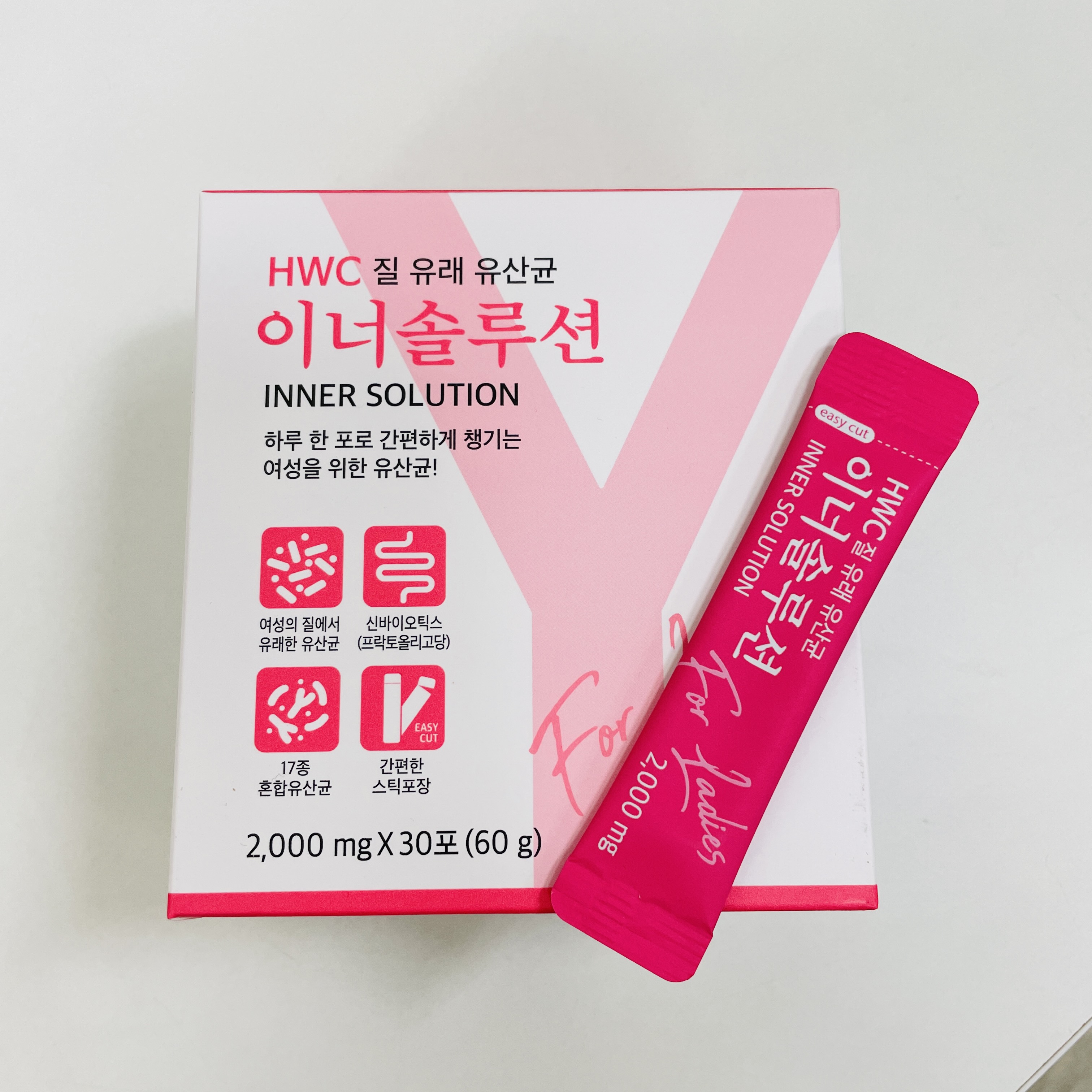 HWC 이너솔루션 질유래유산균 여성유산균 락토바실러스 - 상세 이미지 3