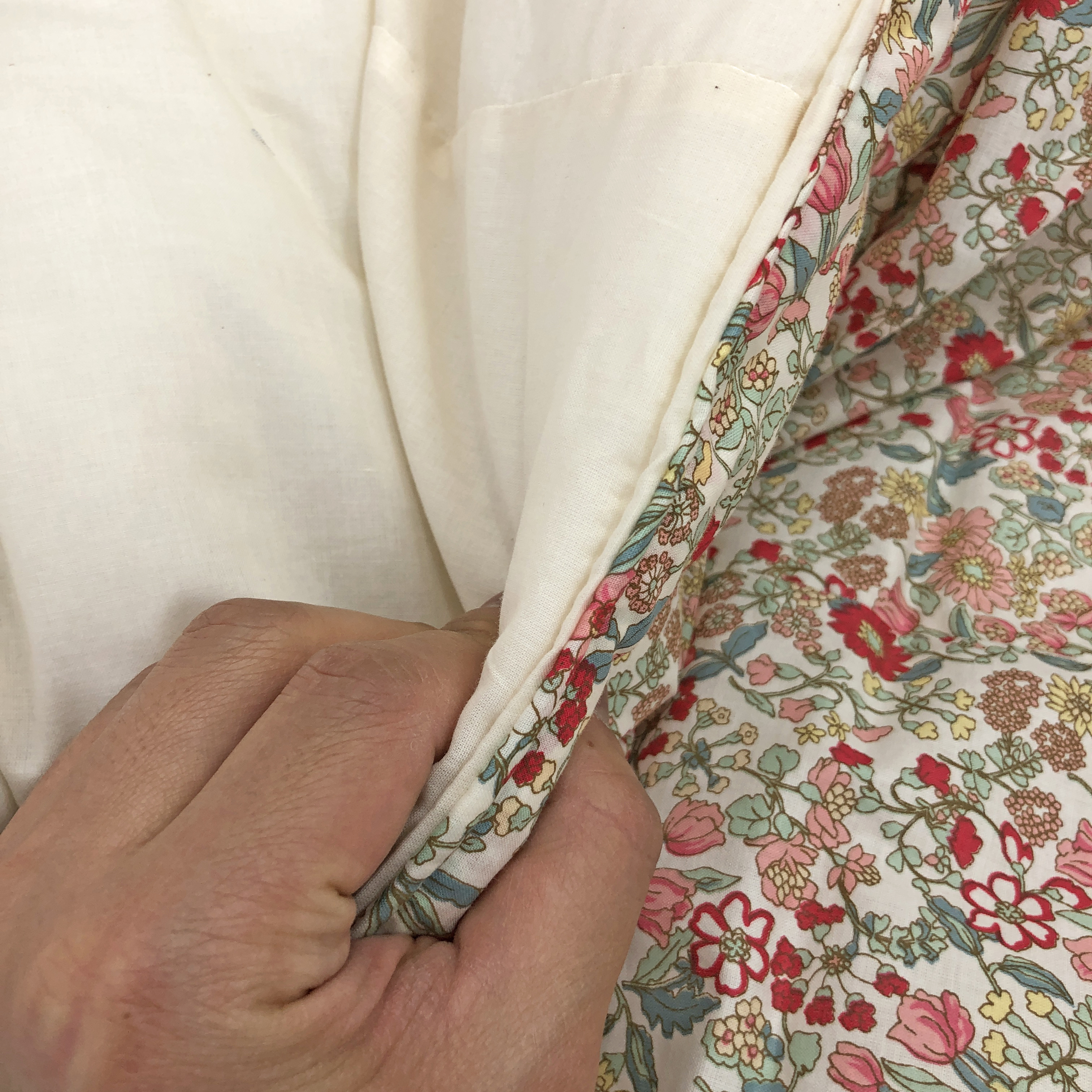 어반플라워 60수 아사 순면 무누빔 봄 간절기 얇은 차렵이불 S/SS