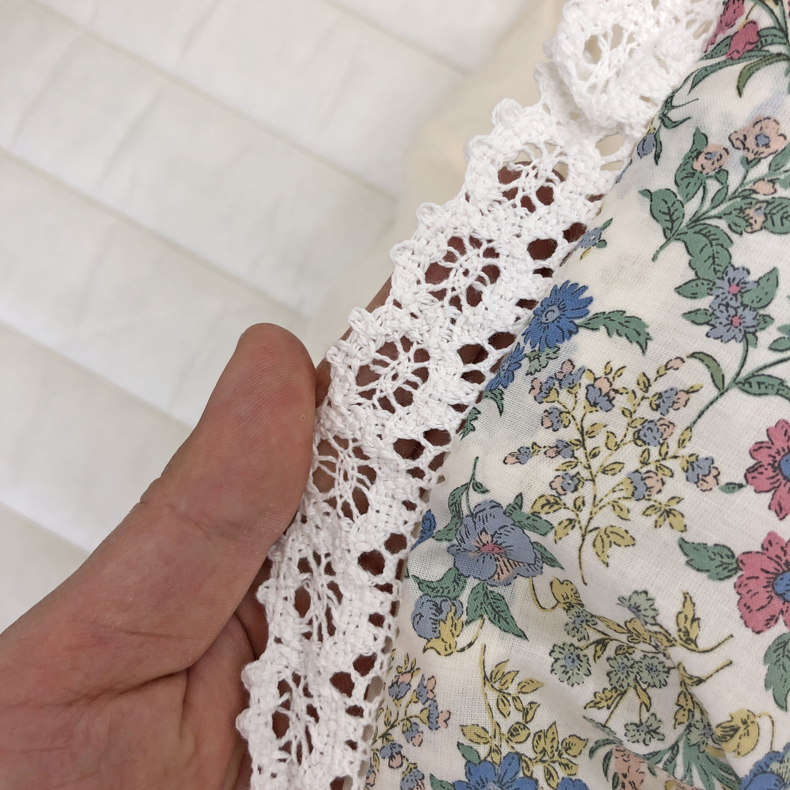 어반플라워 60수 아사 순면 무누빔 봄 간절기 얇은 차렵이불 S/SS