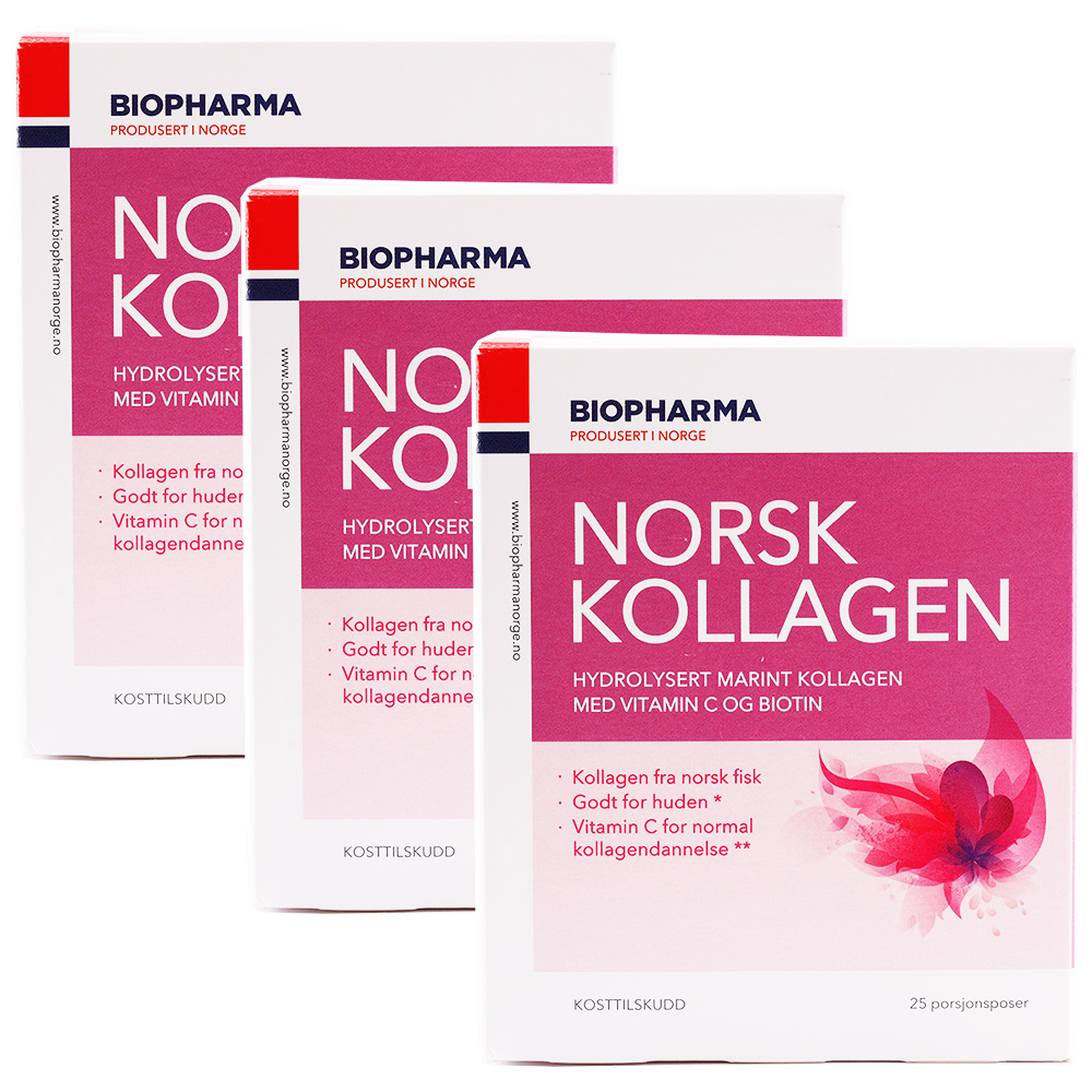 노르웨이 노르위지언파마 노스크콜라겐비오틴 3세트 먹는 고함량 저분자피쉬펩타이드 어류분말가루