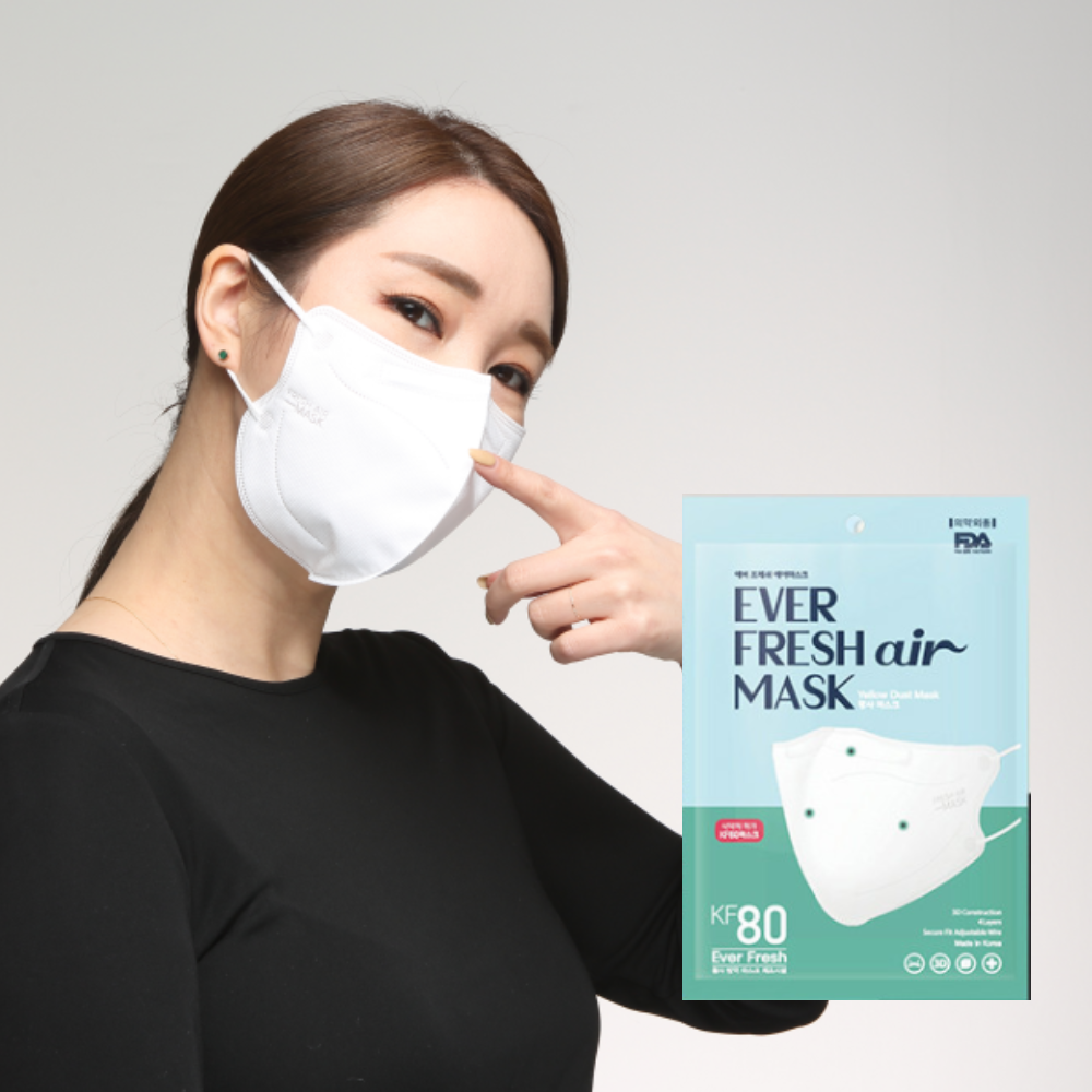 에버프레쉬 KF80 에어 새부리형 대형 마스크 50매