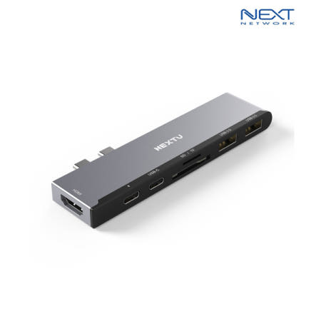 이지넷 NEXT-2275TC2-4K (7포트/듀얼Type C/멀티포트)