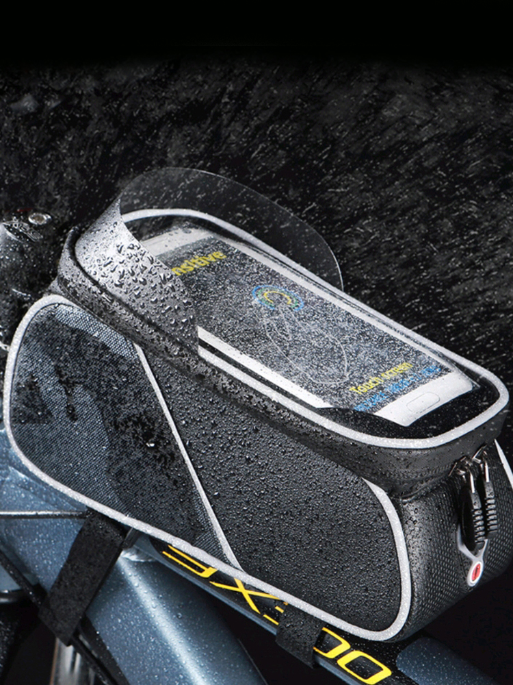 나인에프엑스 자전거 핸드폰 거치가방 6.5인치 대화면 터치 방수 스마트폰거치대 탑튜브가방