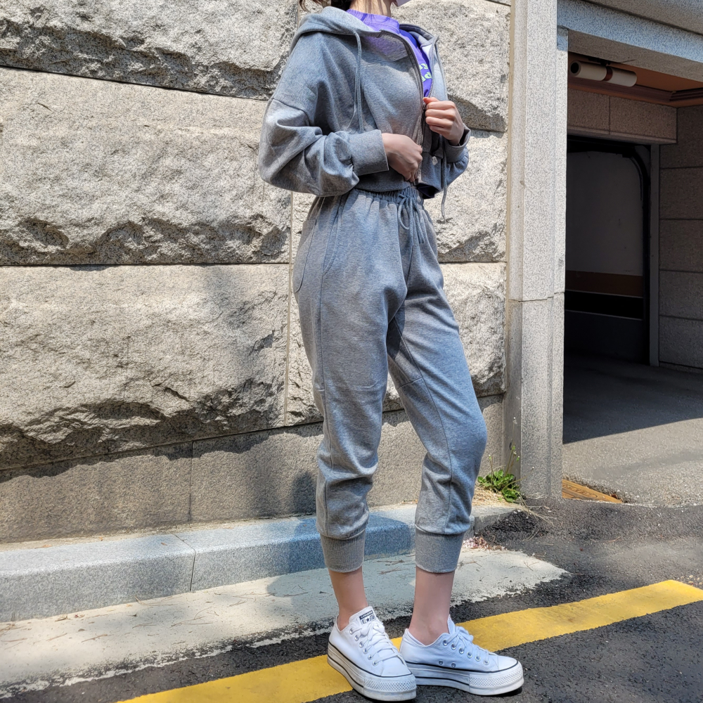 봄 여름 키작녀 여성 조거팬츠 키작은여자 조커바지 - 상세 이미지 3