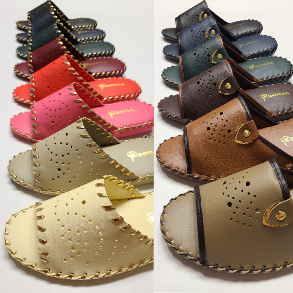 가죽 실내화 거실 실내 슬리퍼 여성 호텔 레자 고급 거실화